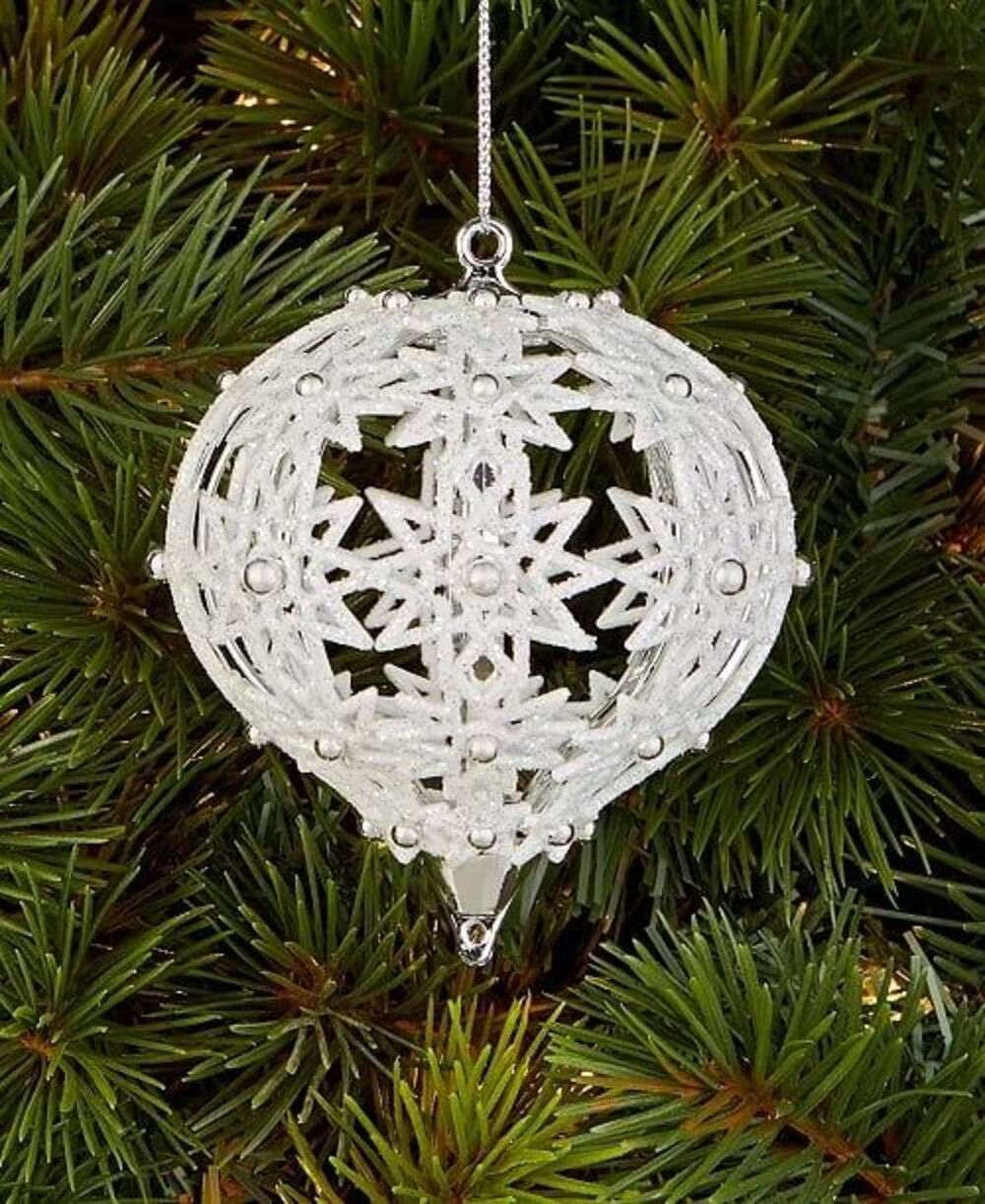 Macy’s Holiday Lane Christmas Glitters Embellished Onion Ornament